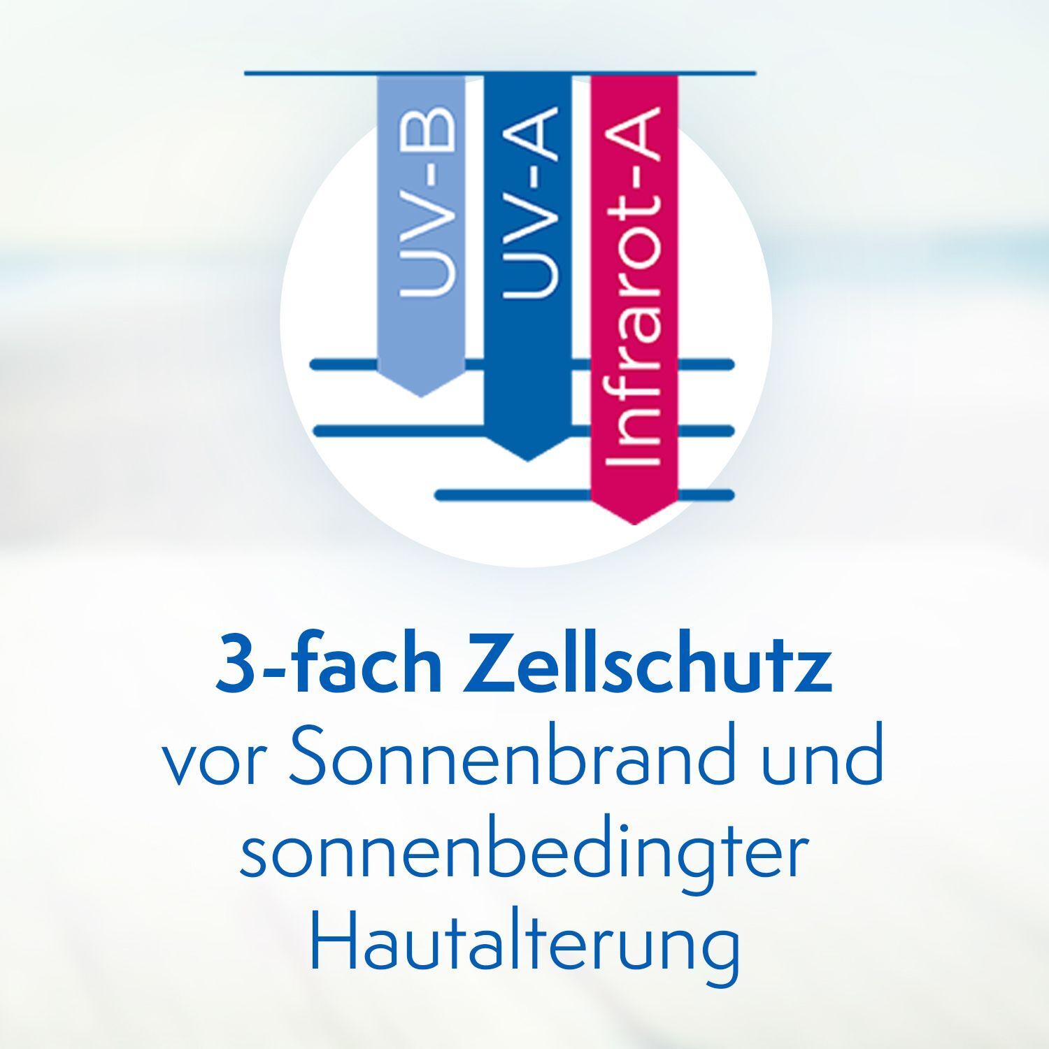 Symbole: Durchgestrichene Flasche, Reagenzglas, Kolben. Text: Frei von Farb-, Konservierungs-, Duftstoffen, Silikon- und Mineralölen.