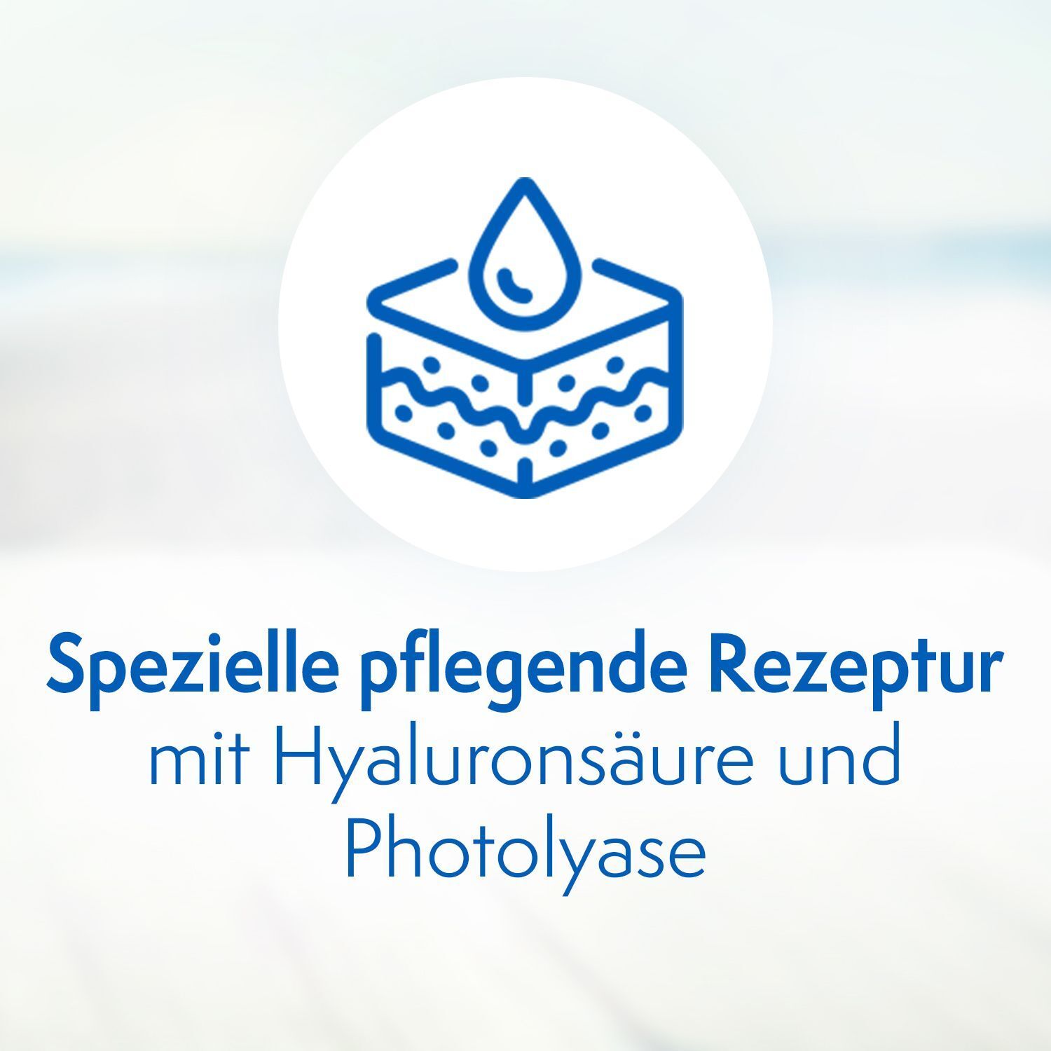 Rückseite einer Ladival Sonnenschutz Spray Flasche mit Anwendungshinweisen.