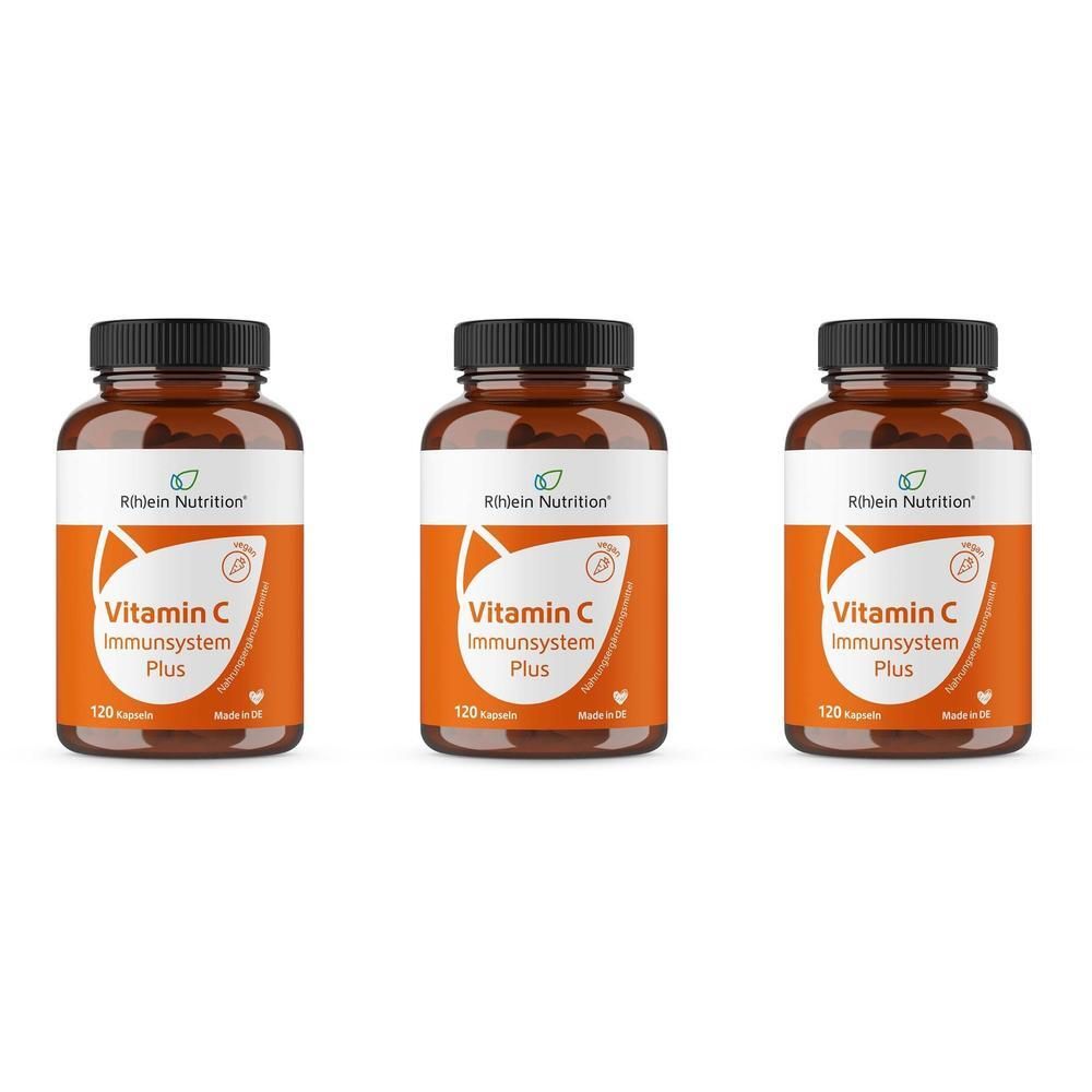 Vitamin C Immunsystem Plus Kapseln x3 3x120 St