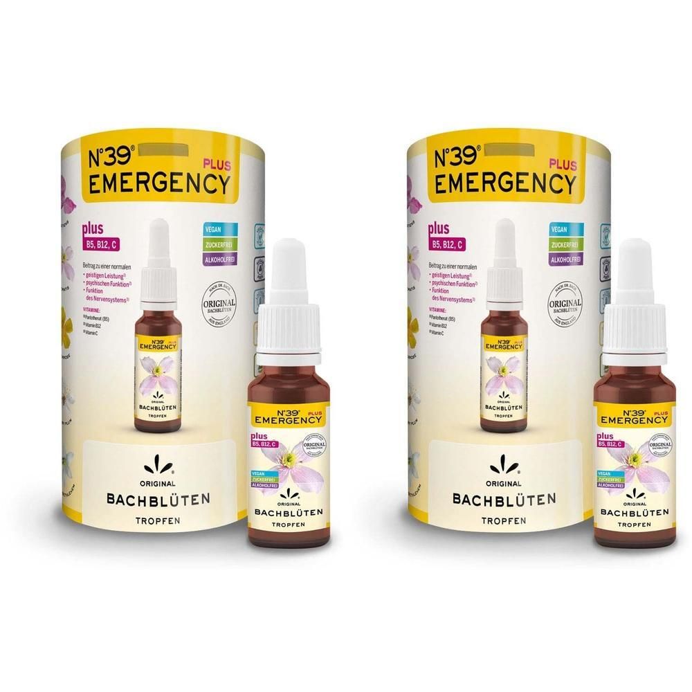 Bachblüten No.39 Emergency plus Tropf.z.Einnehmen x2 2x20 ml Tropfen zum Einnehmen