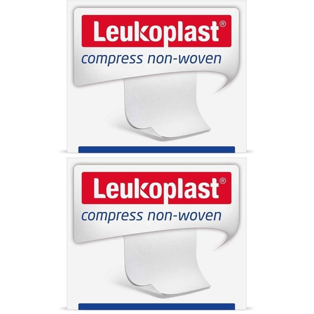Leukoplast compress non-woven 10x10cm unste.6f x2 2x50 St Kompressen