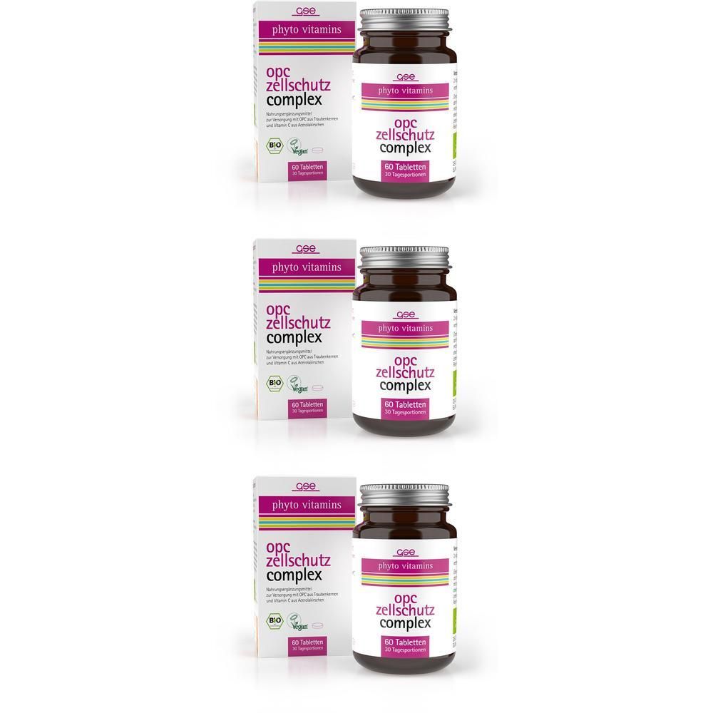 GSE OPC Zellschutz Complex Bio Phyto Vitamins Tab. x3 3x60 St Tabletten