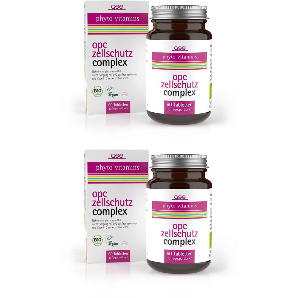 GSE OPC Zellschutz Complex Bio Phyto Vitamins Tab. x2 2x60 St Tabletten