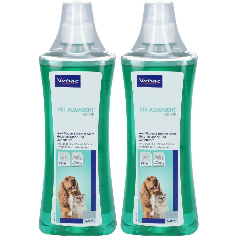 VET Aquadent Fr3Sh Lösung f.Hunde/Katzen x2 2x500 ml Flüssigkeit