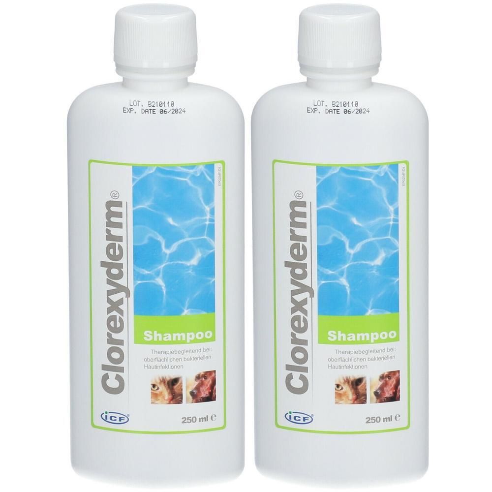 Clorexyderm Shampoo f.Hunde/Katzen x2 2x250 ml