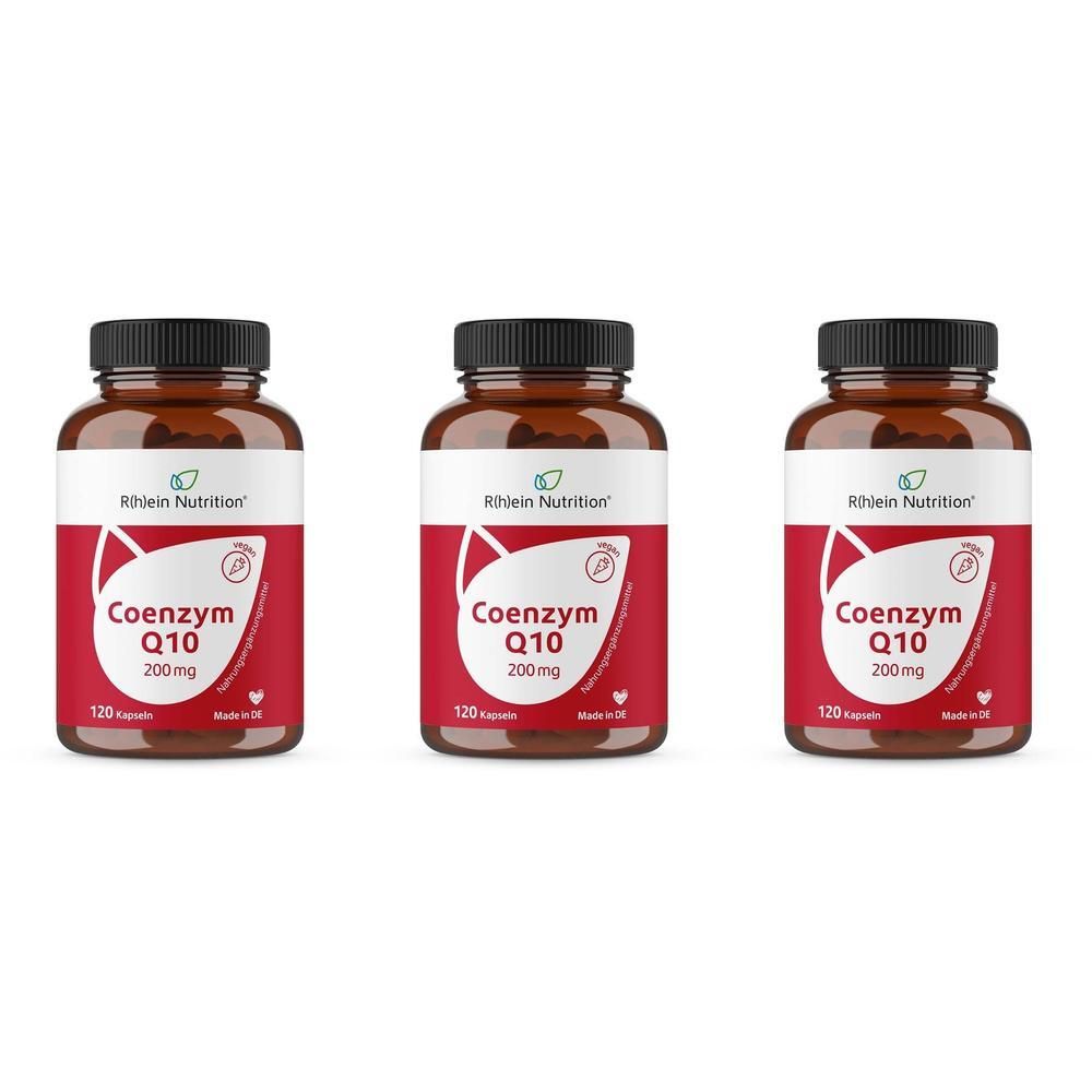 Coenzym Q10 200 mg vegan Kapseln x3 3x120 St