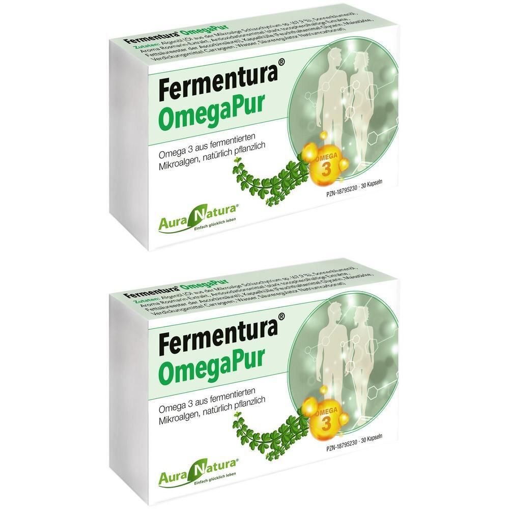 Auranatura Fermentura OmegaPur Kapseln x2 2x30 St