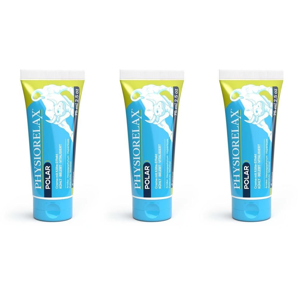Physiorelax Polar Creme x3 3x75 ml