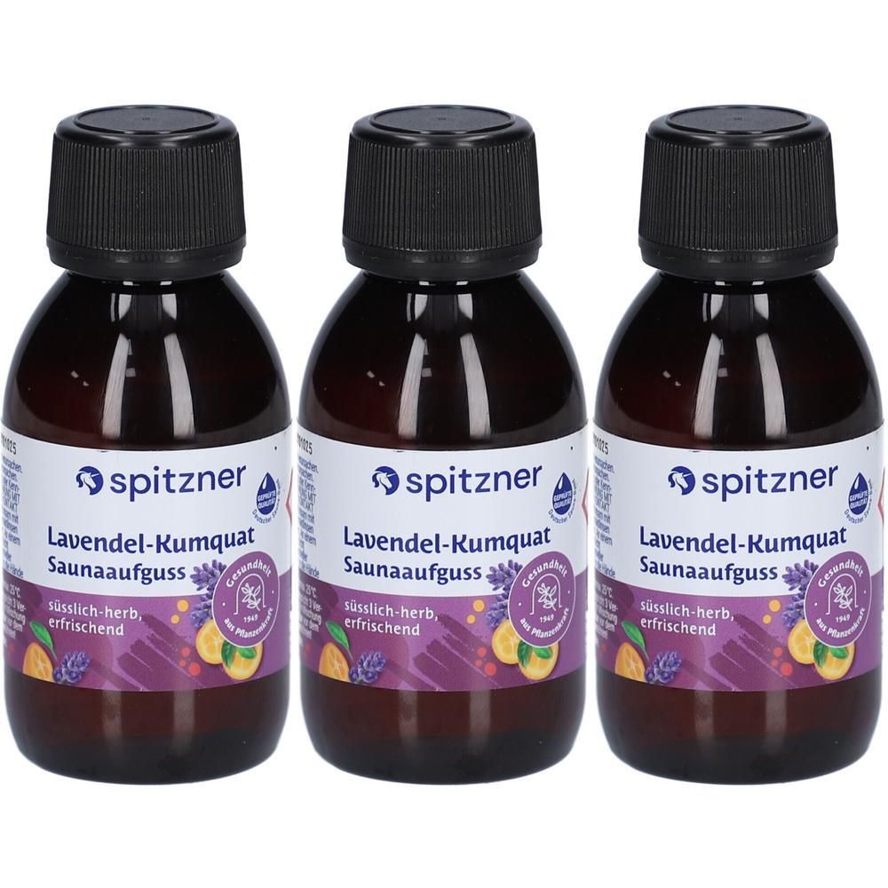 Spitzner Saunaaufguss Lavendel-Kumquat x3 3x125 ml Konzentrat