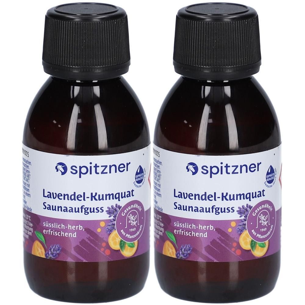 Spitzner Saunaaufguss Lavendel-Kumquat x2 2x125 ml Konzentrat