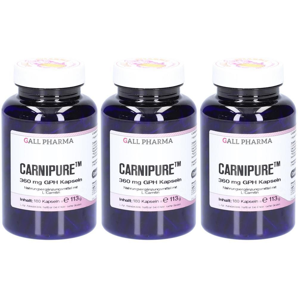 Carnipure 360 mg GPH Kapseln x3 3x180 St