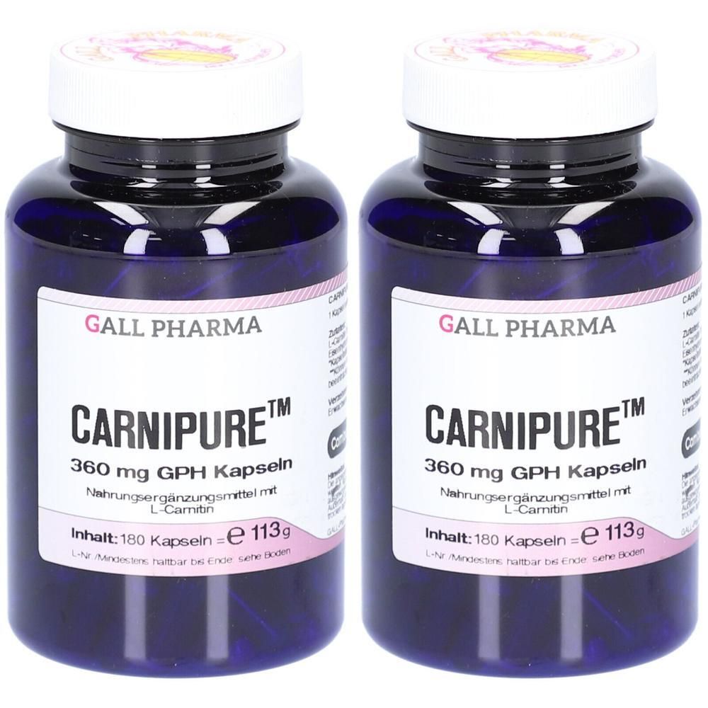 Carnipure 360 mg GPH Kapseln x2 2x180 St