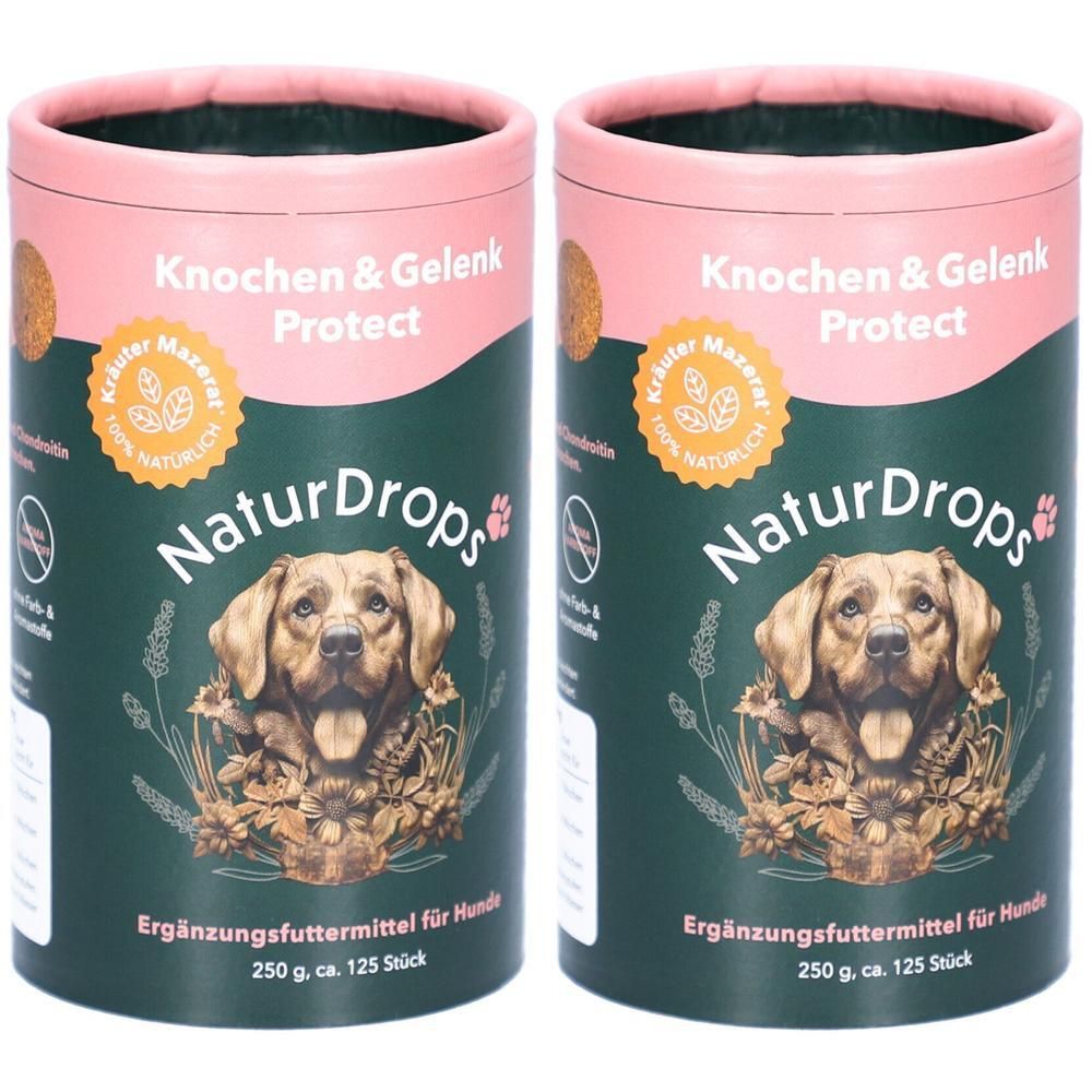 Naturdrops Knochen & Gelenk Protect f.Hunde x2 2x250 g