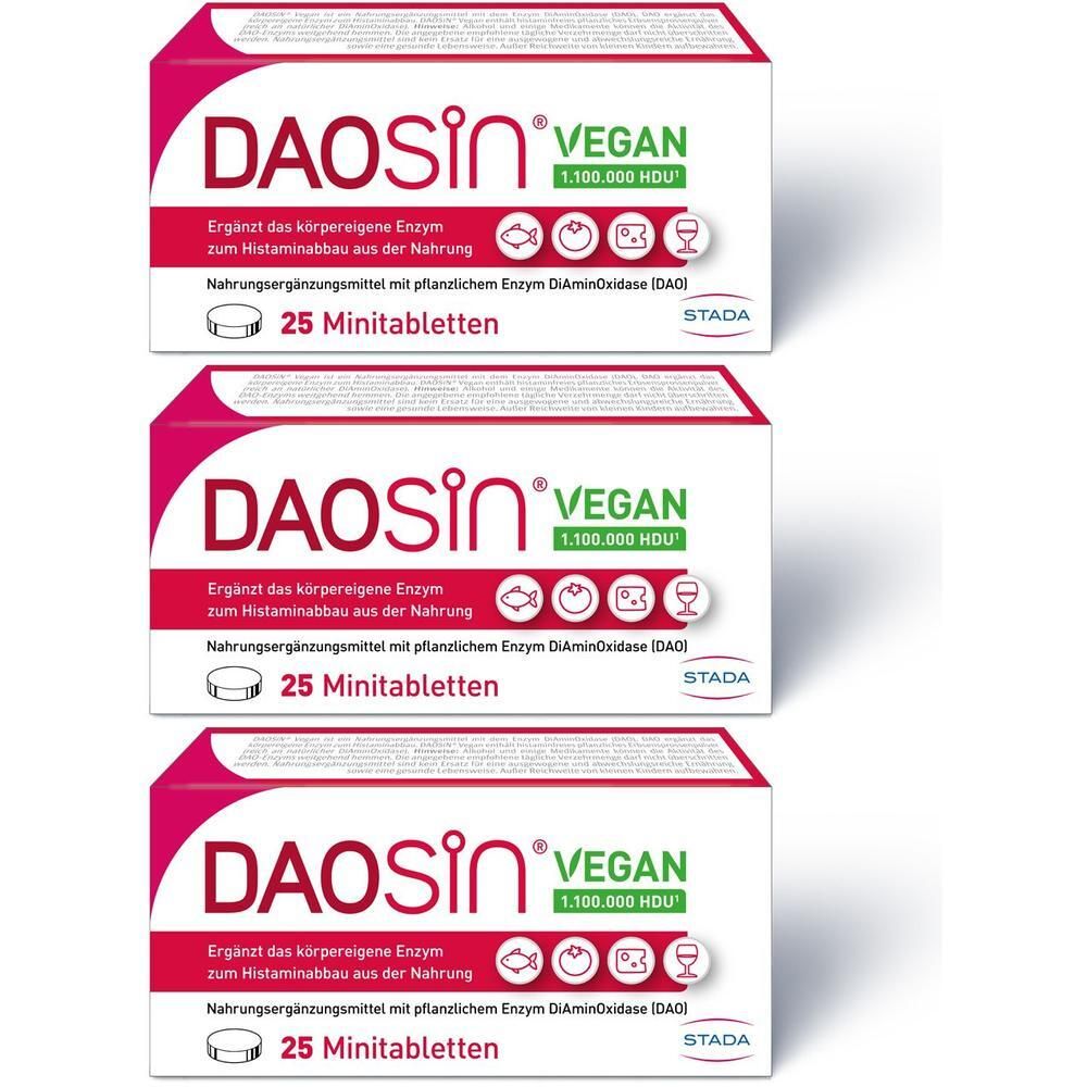 Daosin vegan Tabletten x3 3x25 St