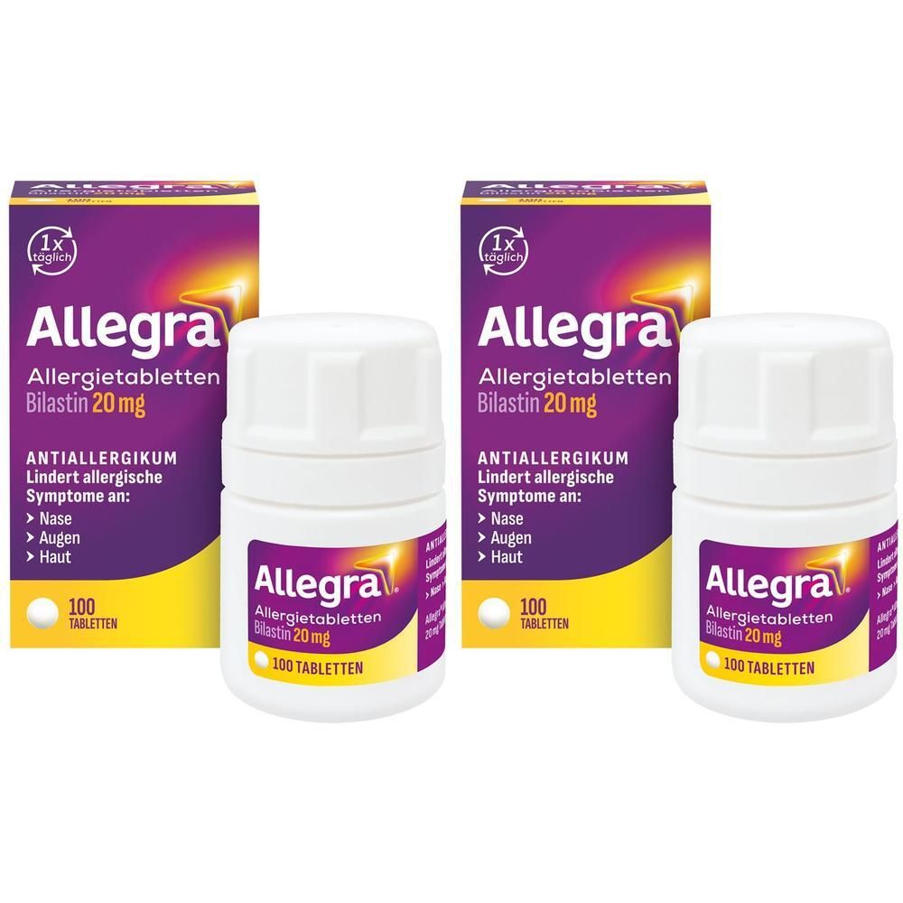 Allegra Allergietabletten | Schnell bei Heuschnupfen und ganzjährigen Allergien | Macht nicht müder* | Antihistaminikum