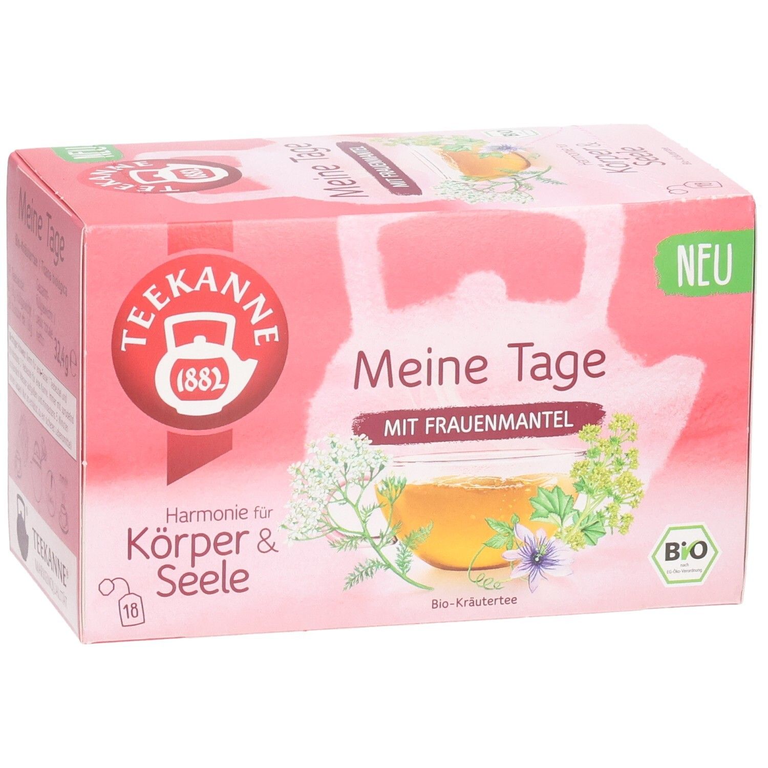 Teekanne BIO Harmonie für Körper & Seele Meine Tage Kräutertee Packung, neu.