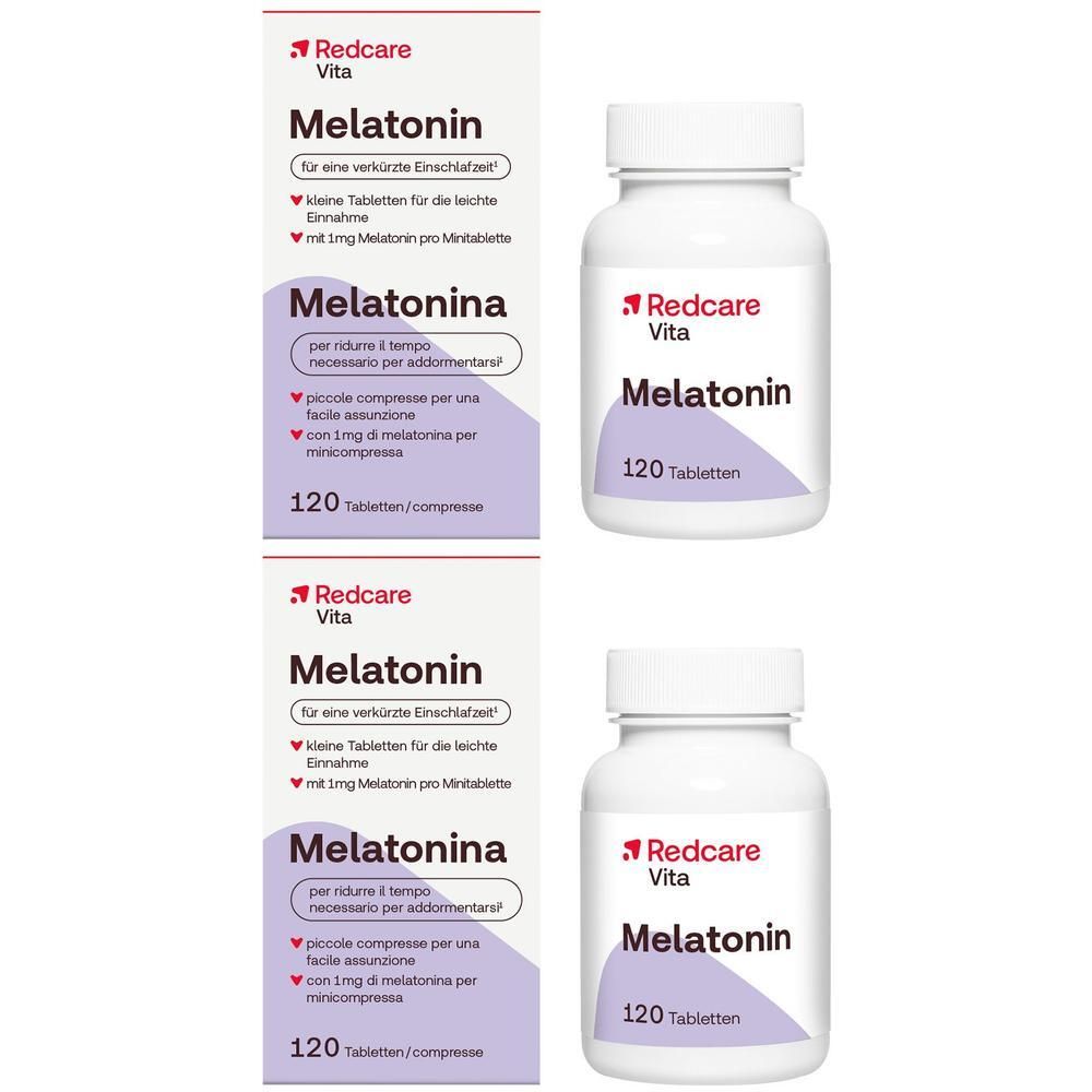 Redcare Vita Melatonin x2 2x120 St Tabletten