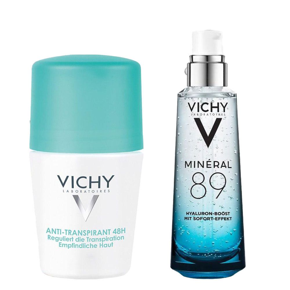 Vichy Minéral 89 Hyaluron-Boost + Deo Anti-Transpirant 48h Roll-On Set 1 St
