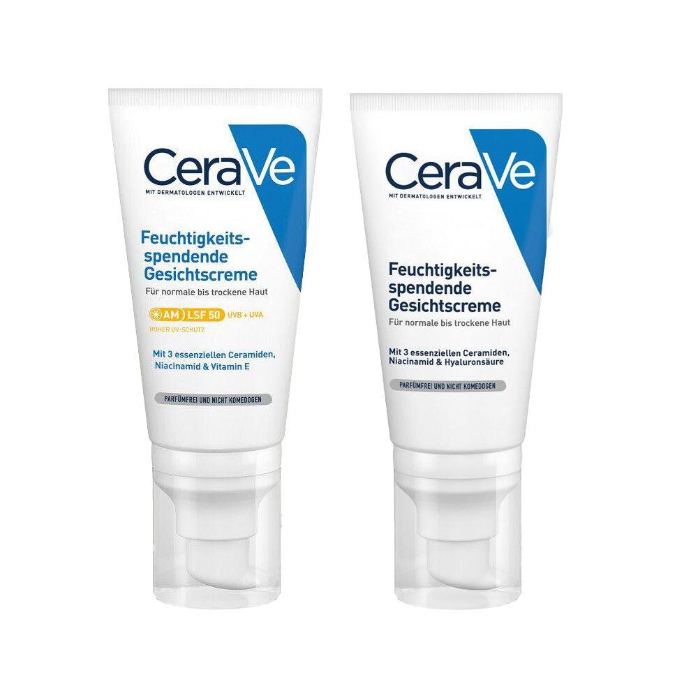 CeraVe Feuchtigkeitsspendende Gesichtscreme + 1 St Set