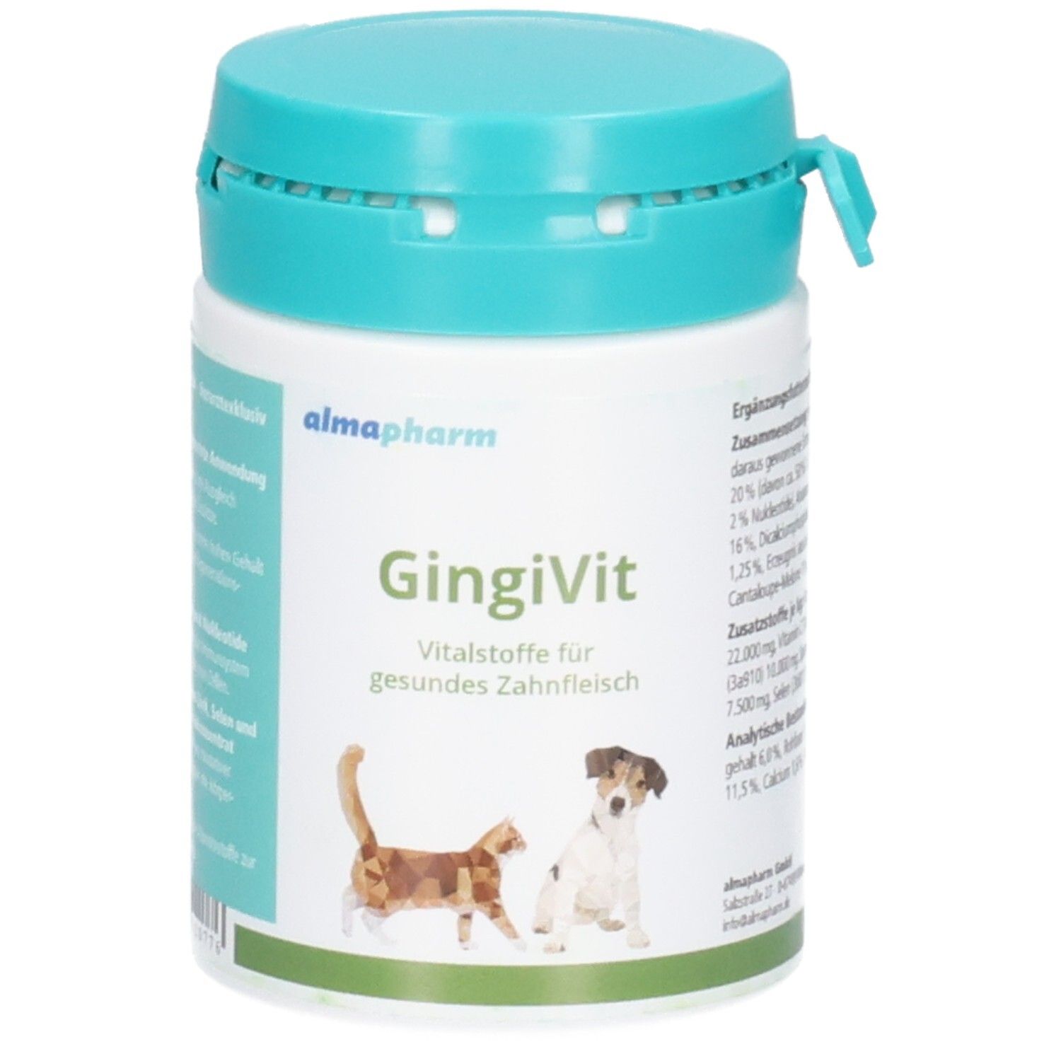 Packung Pedigree Dentastix für große Hunde mit Hunderasse.