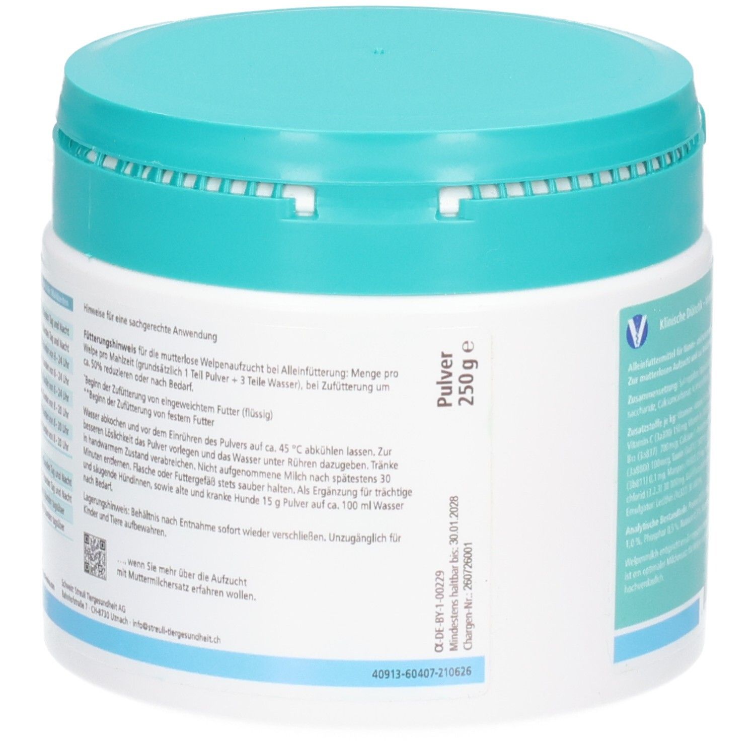 Pulver für Hunde, 250 g.