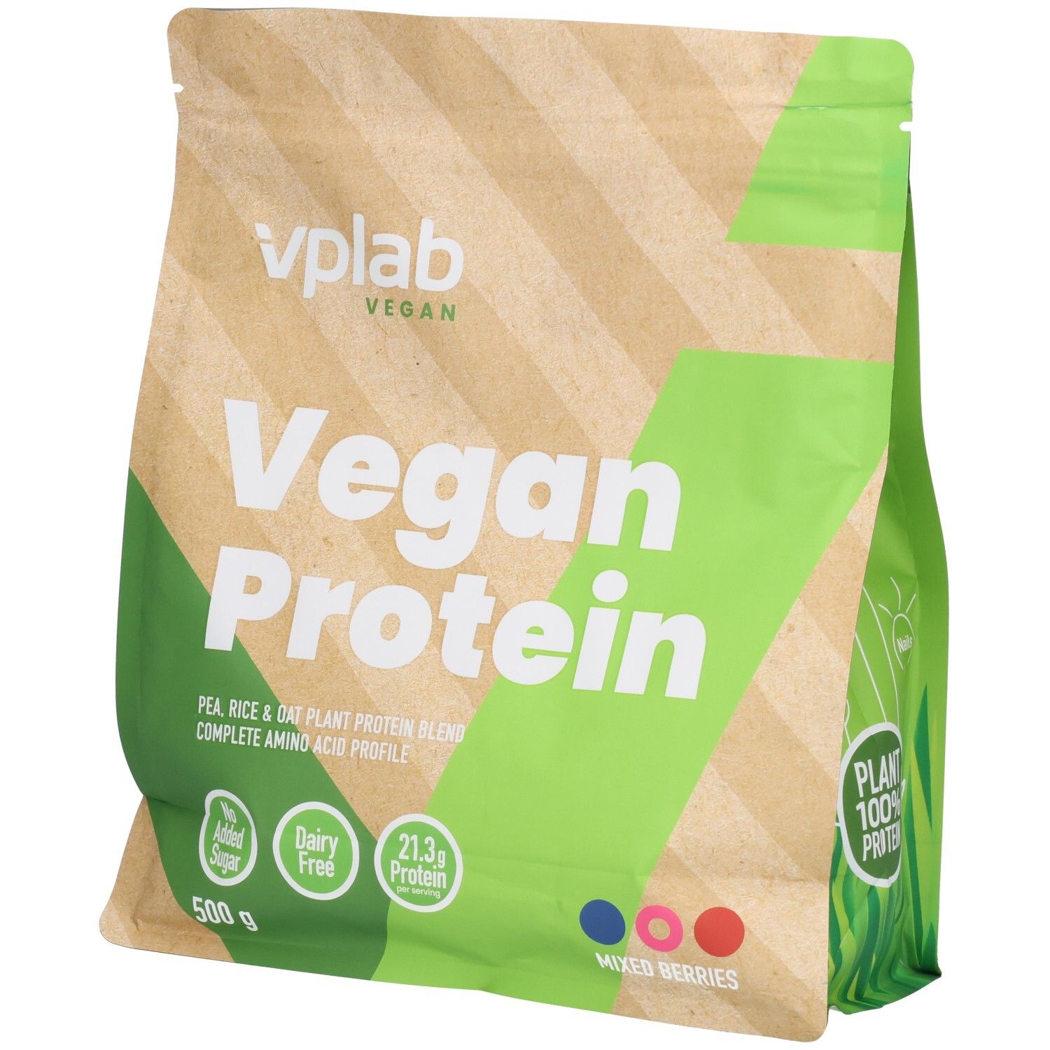 Vplab Vegan Protein Mixed Berries 500g 500 g