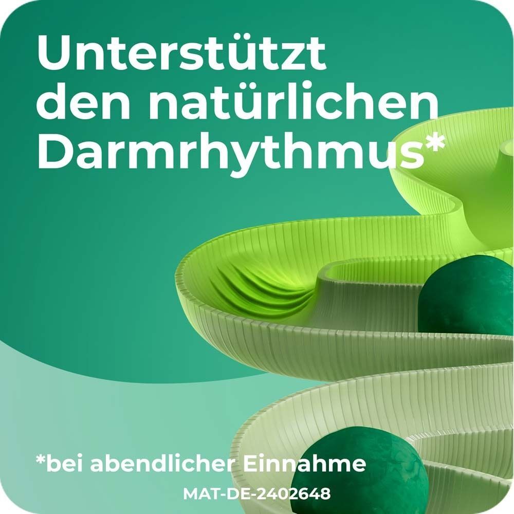 Abstrakte Darstellung der Unterstützung des Darmrhythmus.