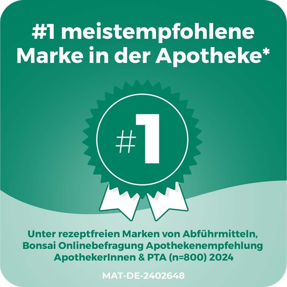 Auszeichnung "Nr. 1 meistempfohlene Marke in der Apotheke".