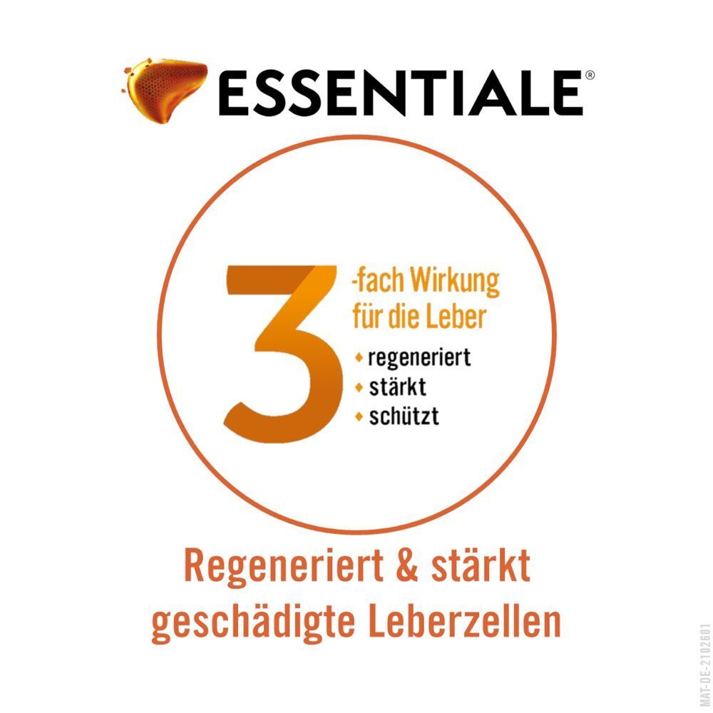 ESSENTIALE: Leberabbildung mit "3-fach Wirkung".
