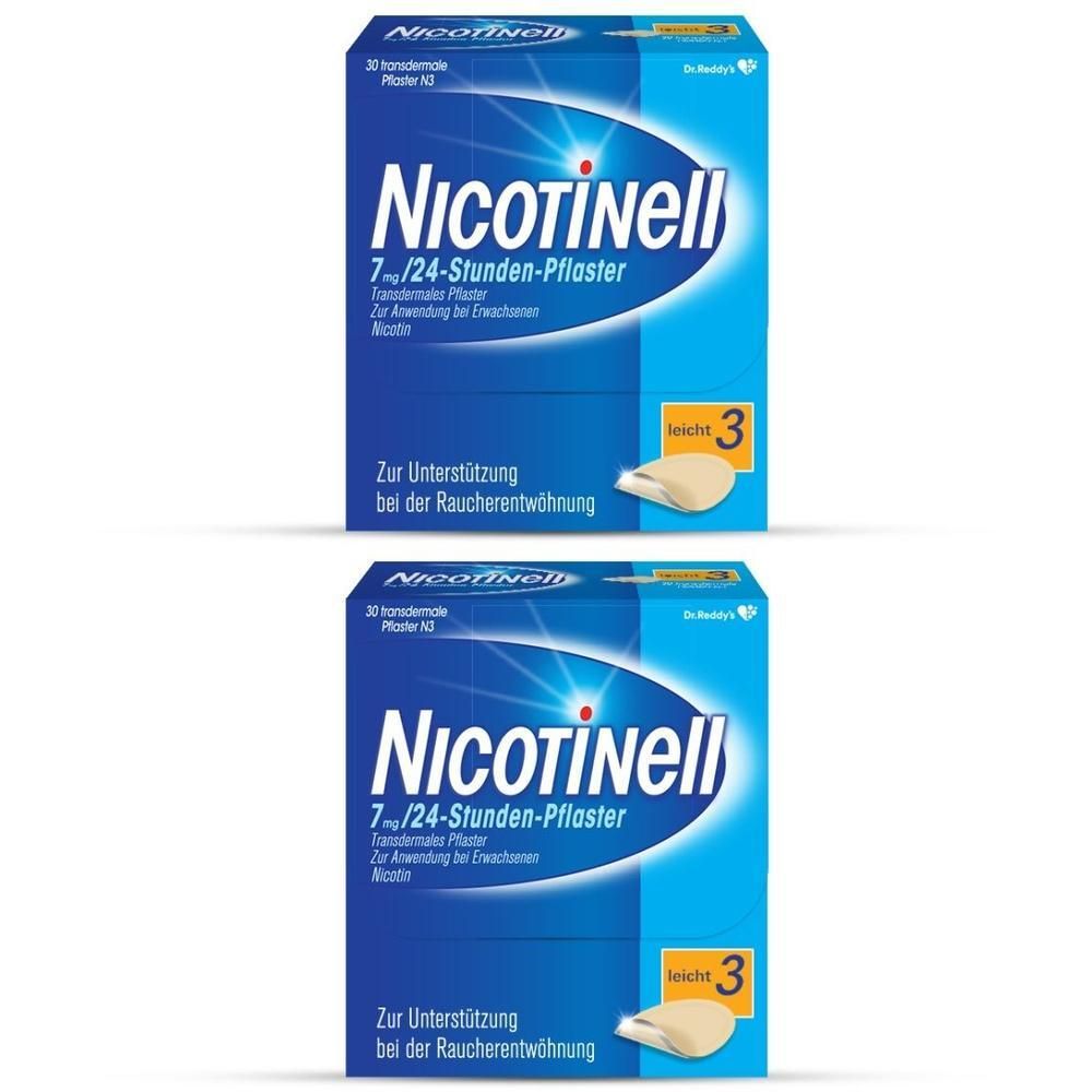 Nicotinell 7 mg/24-Stunden-Pflaster 17,5mg x2 2x30 St Pflaster transdermal