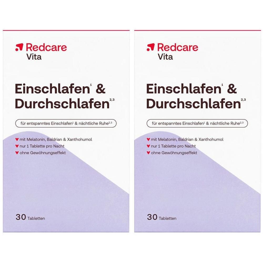 Redcare Einschlafen & Durchschlafen x2 2x30 St Tabletten