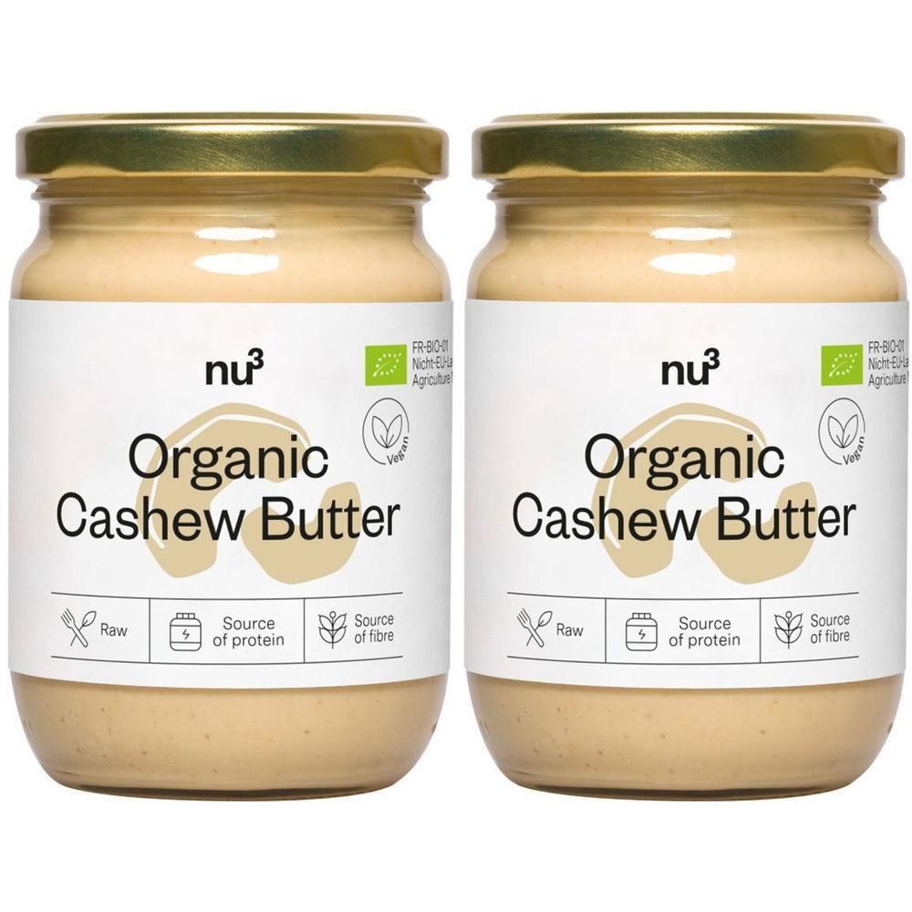 nu3 Bio Cashewmus x2 2x250 g Creme