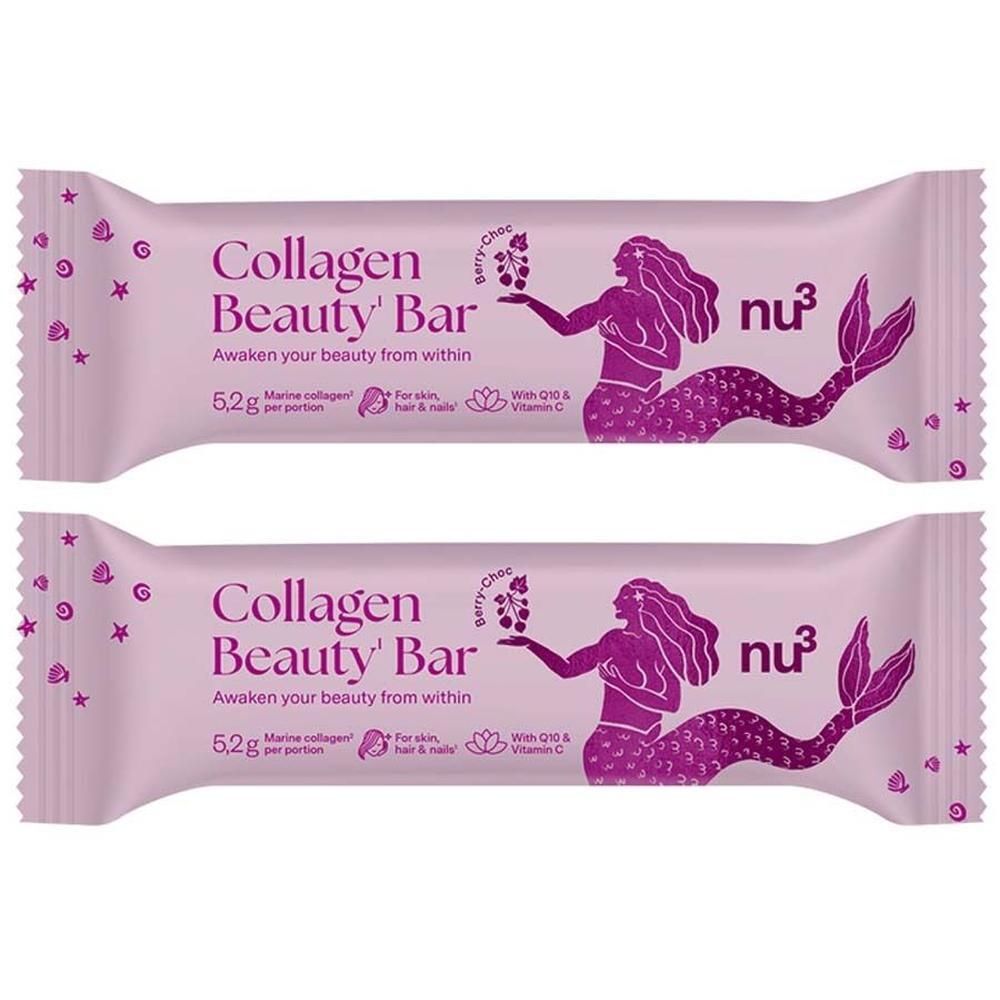 nu3 Collagen Beauty Bar Berry-Choc 2x40 g