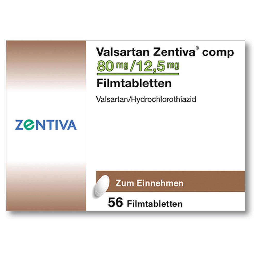 Valsartan Zentiva® comp 80 mg/12,5 mg