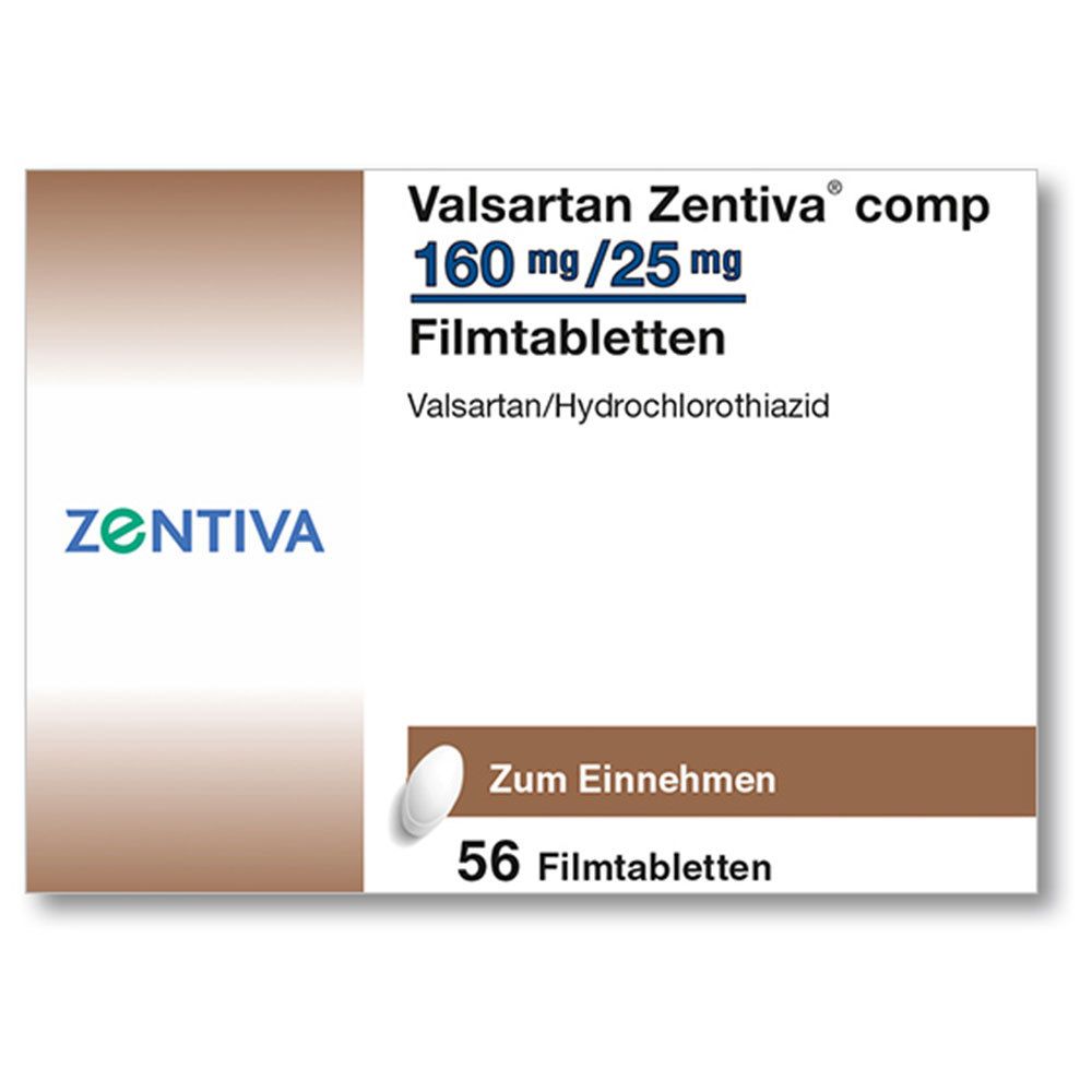 Valsartan Zentiva® comp 160 mg/25 mg