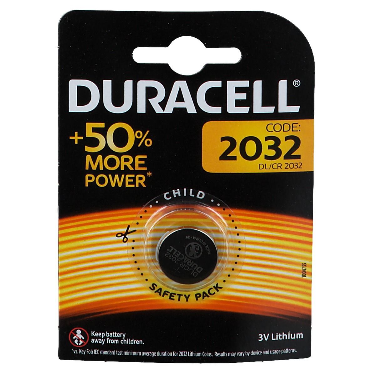 DURACELL® Lithium-Knopfbatterie CR-DL2450