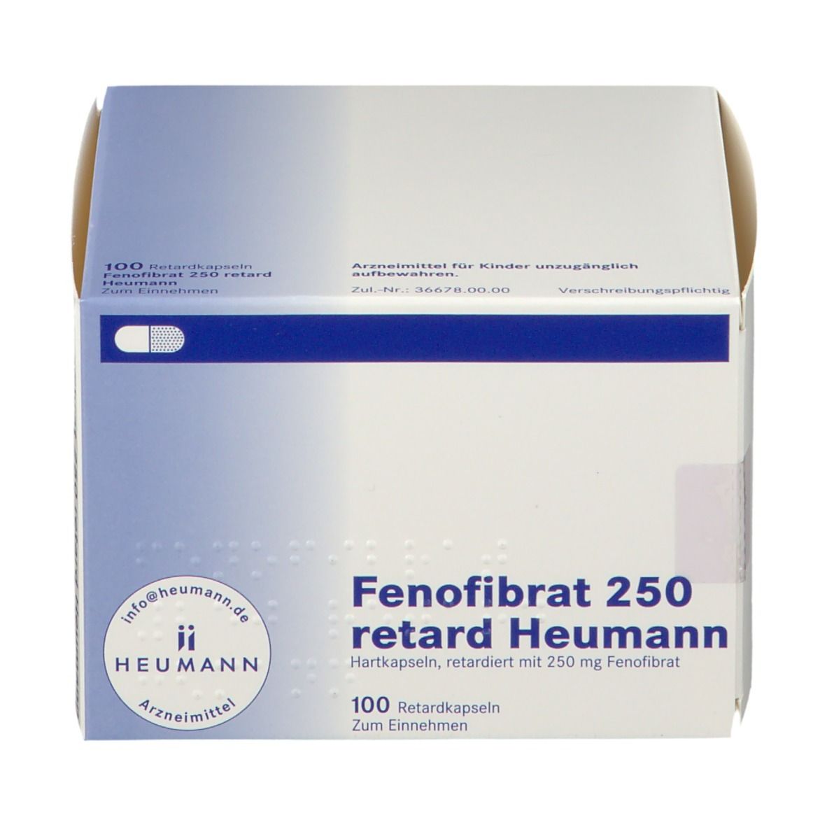 Fenofibrat 250 retard Heumann