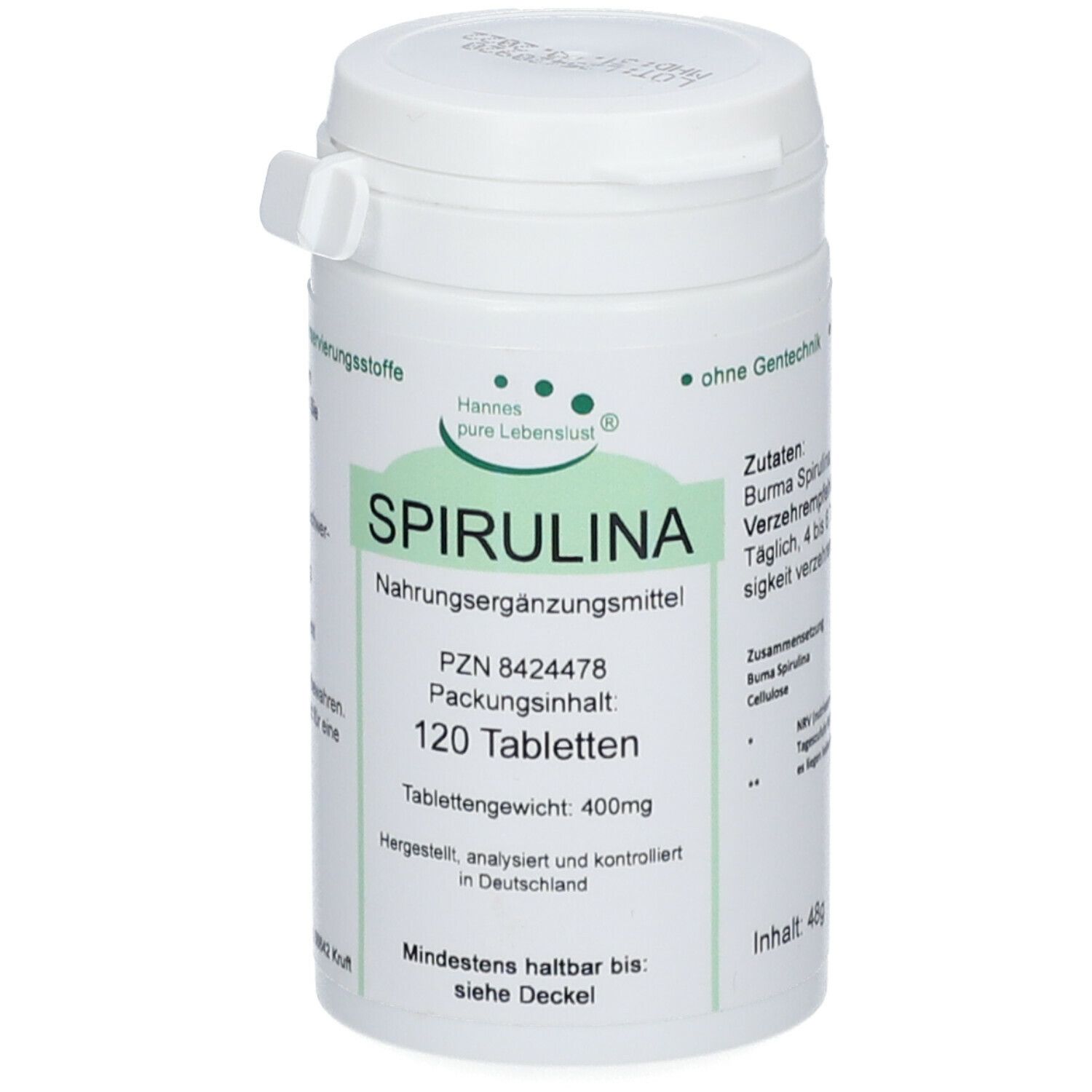 Hannes pure Lebenslust® SPIRULINA