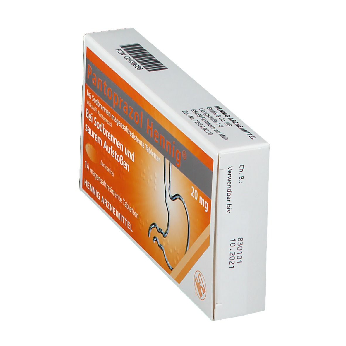Pantoprazol Henning 20 mg