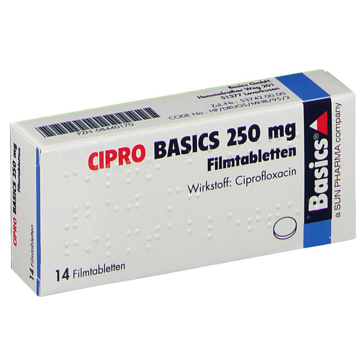 CIPRO BASICS 250 mg