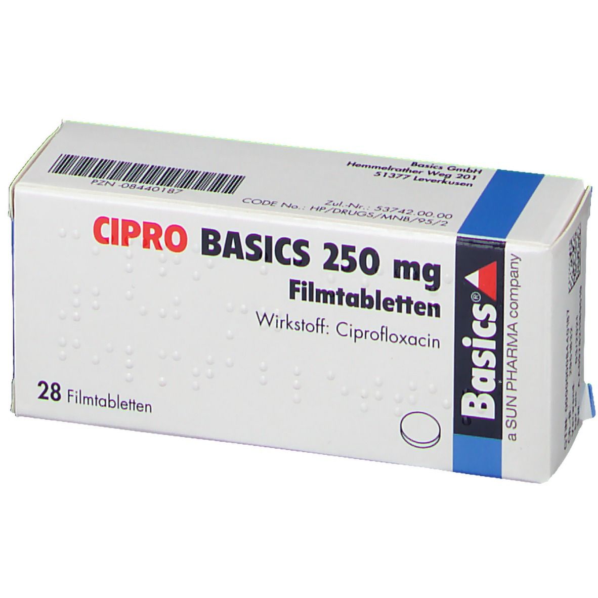 CIPRO BASICS 250 mg