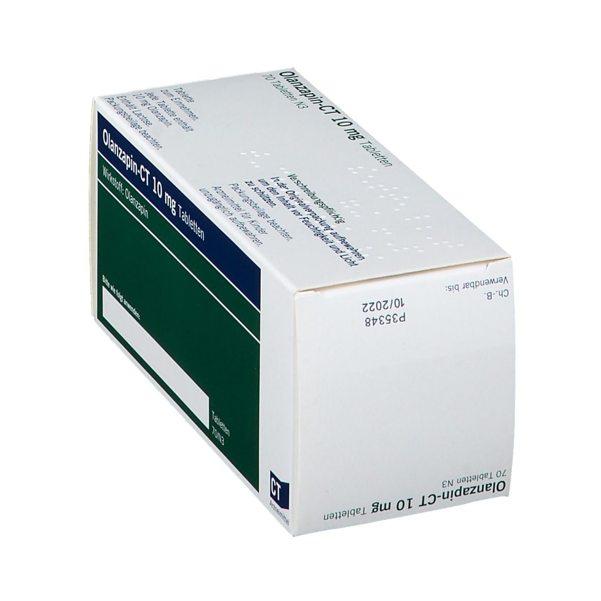 Olanzapin-Ct 10 mg Tabletten 70 St