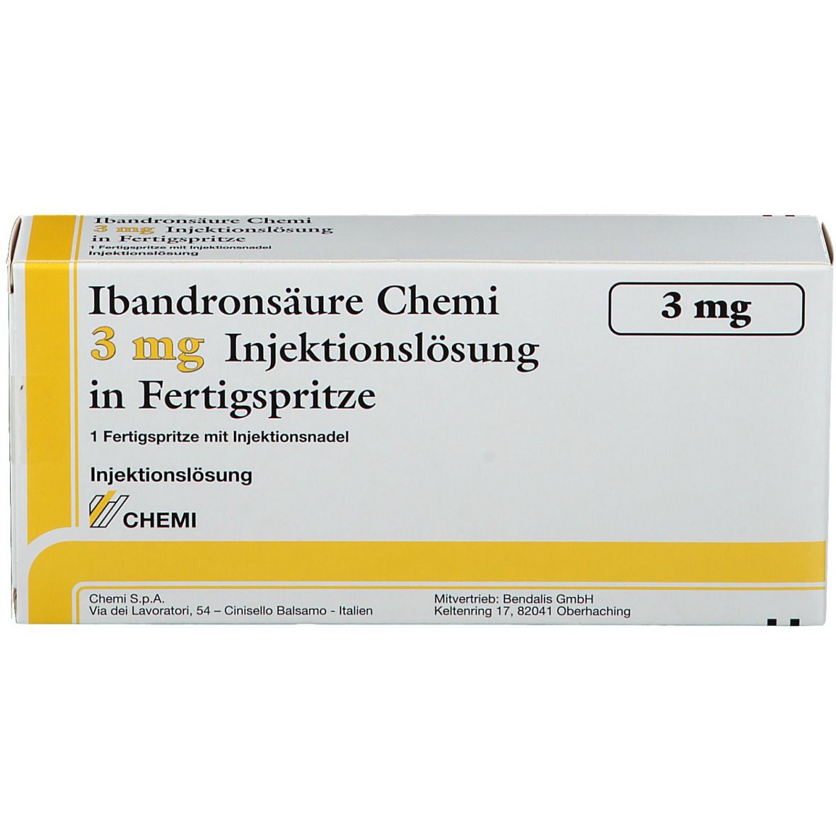 Ibrandronsäure Chemi 3 mg