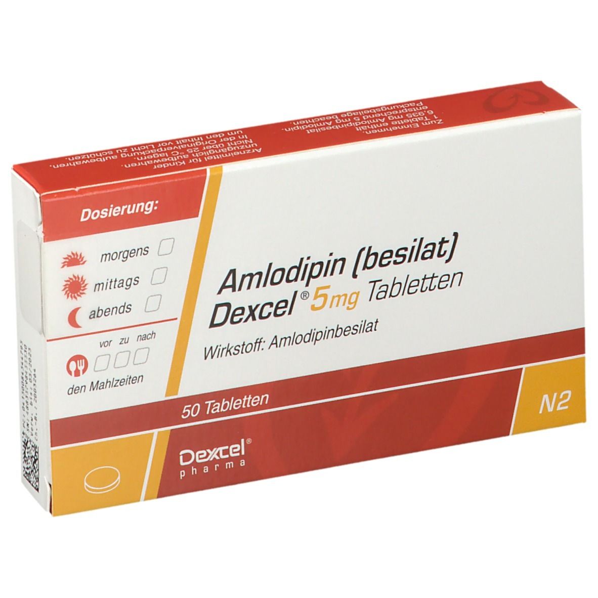 Amlodipin besilat Dexcel® 5 mg
