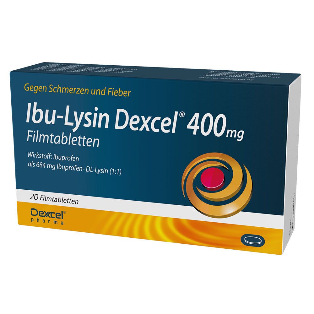 Ibu-Lysin Dexcel ® 400 mg 20 St - Shop Apotheke