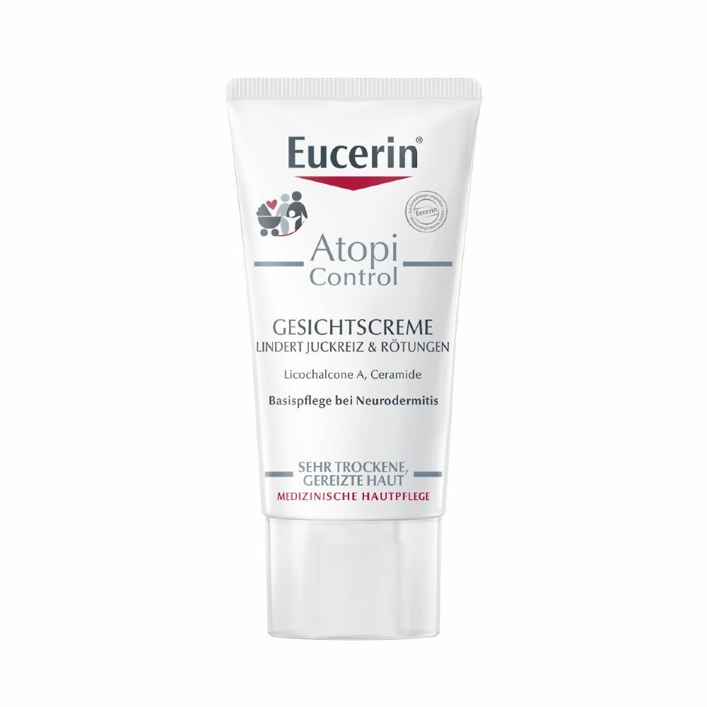 Eucerin® AtopiControl Gesichtscreme + Eucerin UreaRepair Plus Handcreme 5% 30ml GRATIS