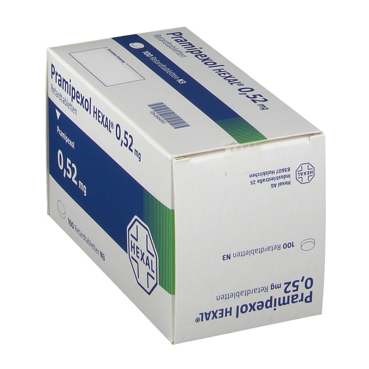 Pramipexol Hexal 0,52 mg Retardtabletten 100 St Retard-Tabletten