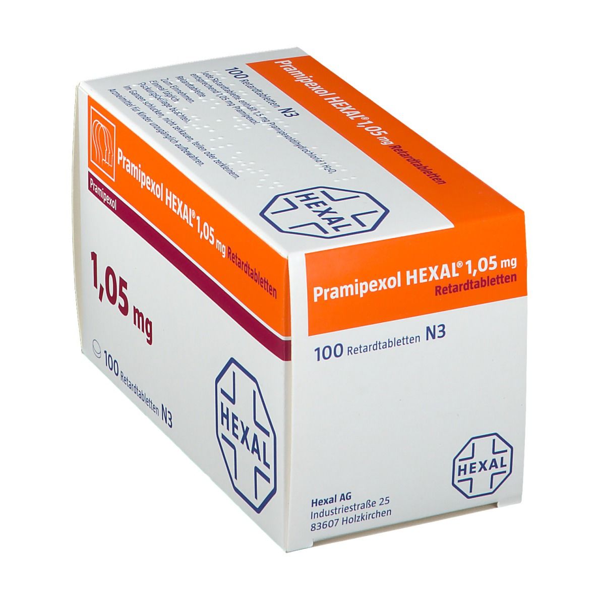 Pramipexol HEXAL® 1,05 mg