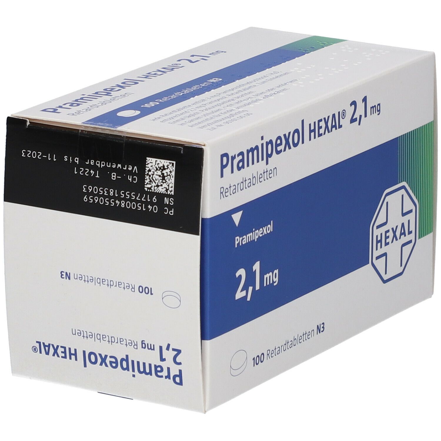 Pramipexol AL 2,1 mg Retardtabletten 100 St Retard-Tabletten