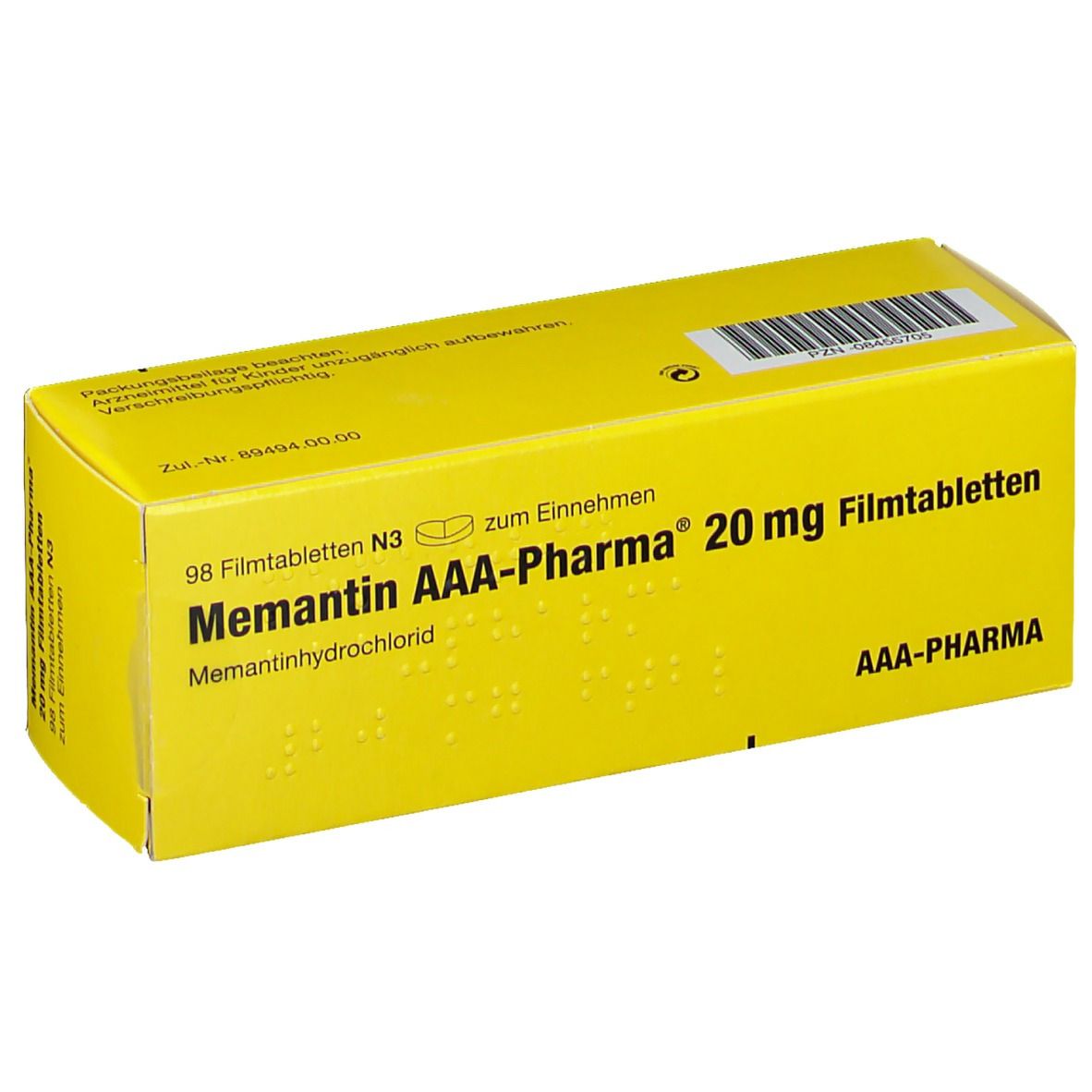 Memantin AAA®-Pharma 20Mg